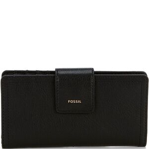 Fossil Logan RFID Leather Tab Bifold Wallet